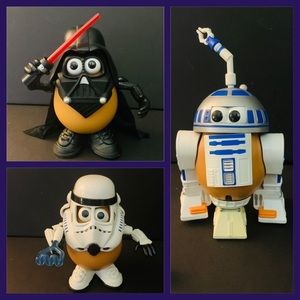 Set of Star Wars Themed Mr Potatoheads